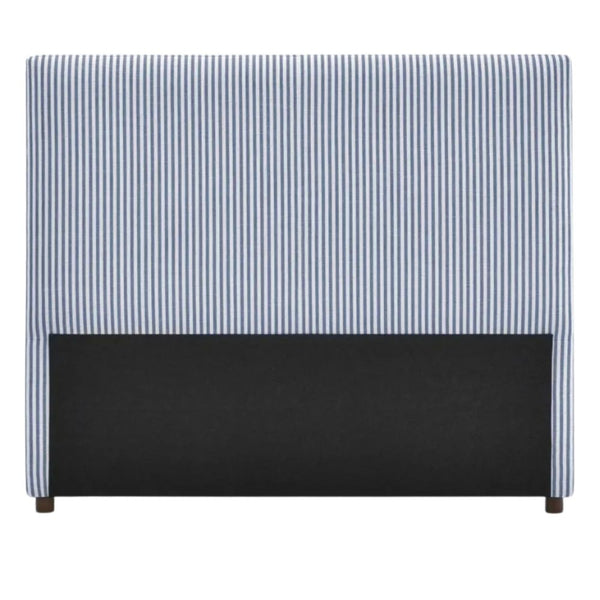 Newport Bedhead Queen White & Blue Pin stripe