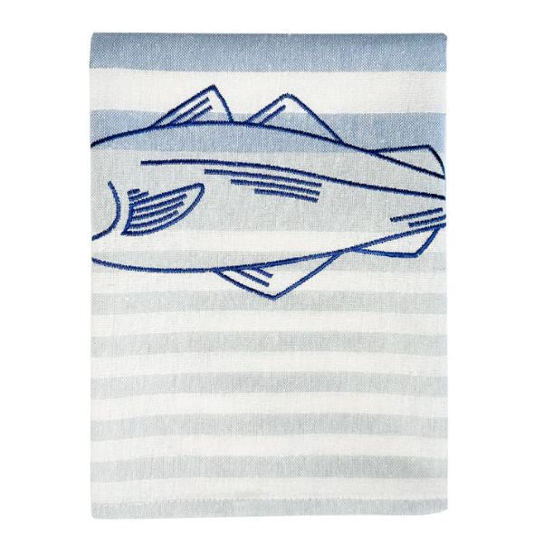 Ocean Sea Salmon Tea Towel