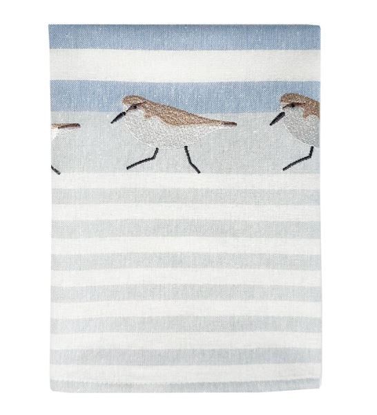 Ocean Sandpipers Tea Towel