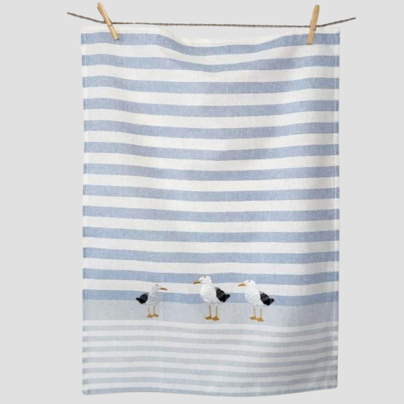 Three Seagulls Tea Towel