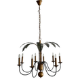 Palm Leaves Iron Chandelier 8 Lights