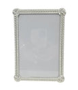Paloma Knot Silver Plated Frame 4x6"