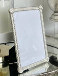 Paloma Knot Silver Plated Frame 4x6"