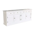 Parkhurst Four Drawers Sideboard White