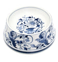 Willow Song Pet Bowl Blue & White