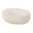 Picton Ribbed Timber Bowl White