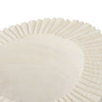 Picton Ribbed Timber Bowl White