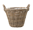 Rattan Basket with Lining Natural