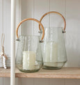 Ripple Glass Lantern 20cm