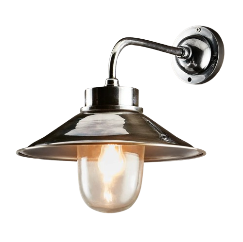 Sandhurst Wall Lamp in Antique Silver
