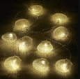 Scallop Shell Solar String Light 3.3m