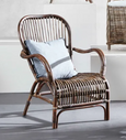 Seville Rattan Armchair Antique
