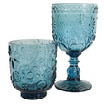 Wine Glass Garden Smoke Blue