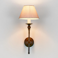 Soho Curved Sconce Base Bronze
