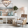 Spindle Console White 210cm