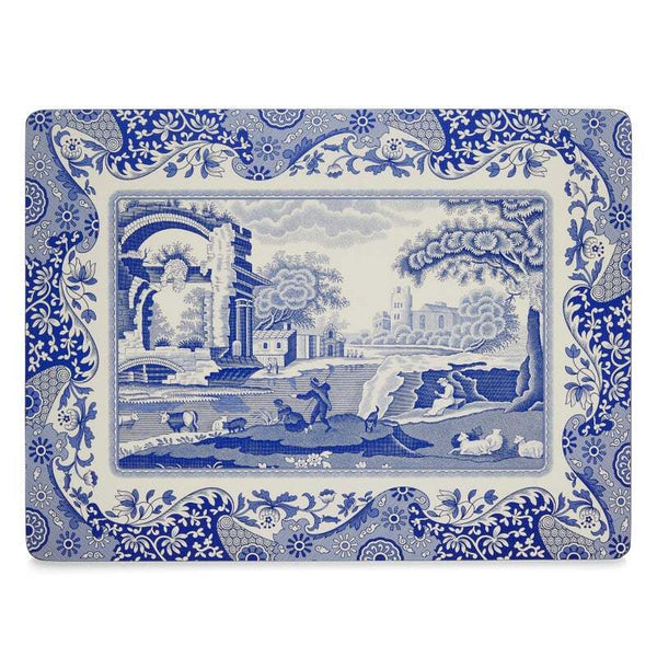 Pimpernel Blue Italian - 40x30cm/16x12" Large Placemats (S/4)