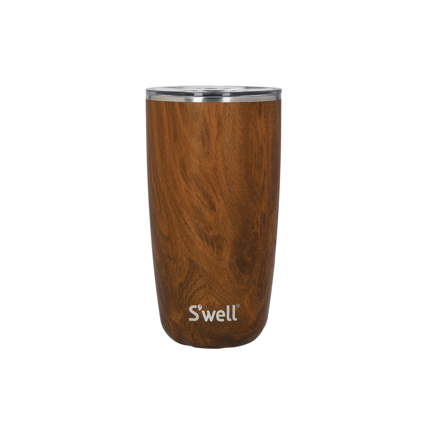 S'well Teakwood Tumbler with Lid 530ml Brown