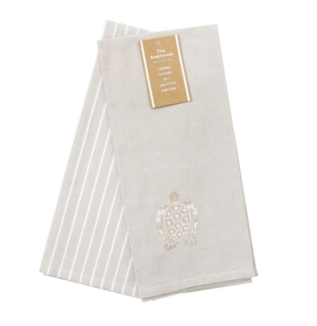 Teatowel Set/2 Turtle