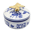 Butterfly Trinket Box Round
