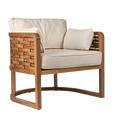 Weave Teak Armchair Outdoor
