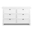 West Beach Chest of 6 Drawers White