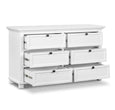 West Beach Chest of 6 Drawers White