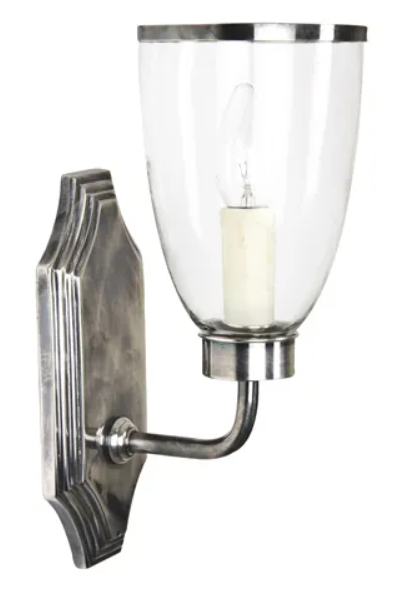 Westbrook Wall Light Antique Silver
