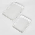 White Metal Trays Set/2