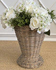 Willow Vase With Glass Insert