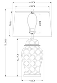 Winton Jar Shaped Table Lamp