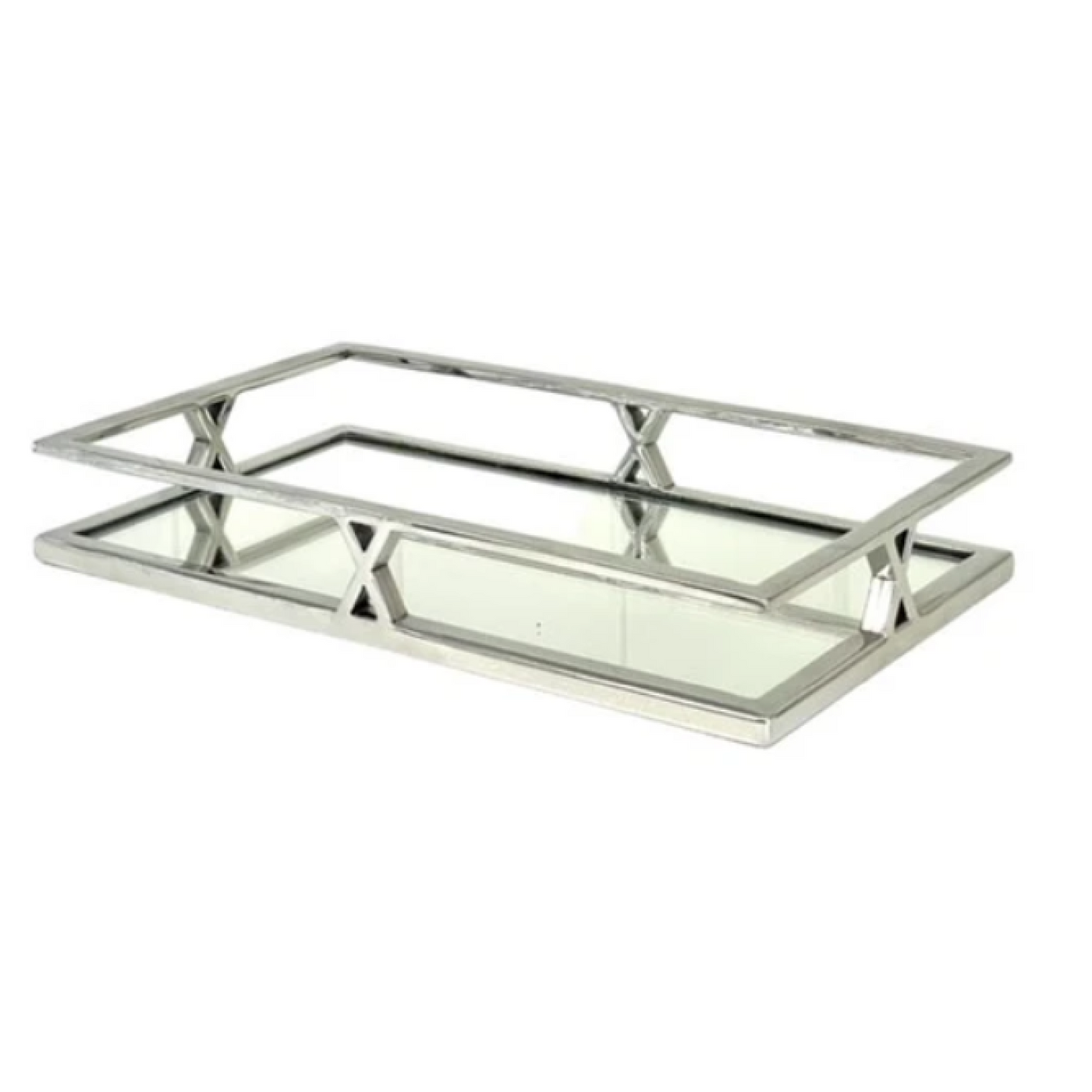 X Edging Mirror Tray