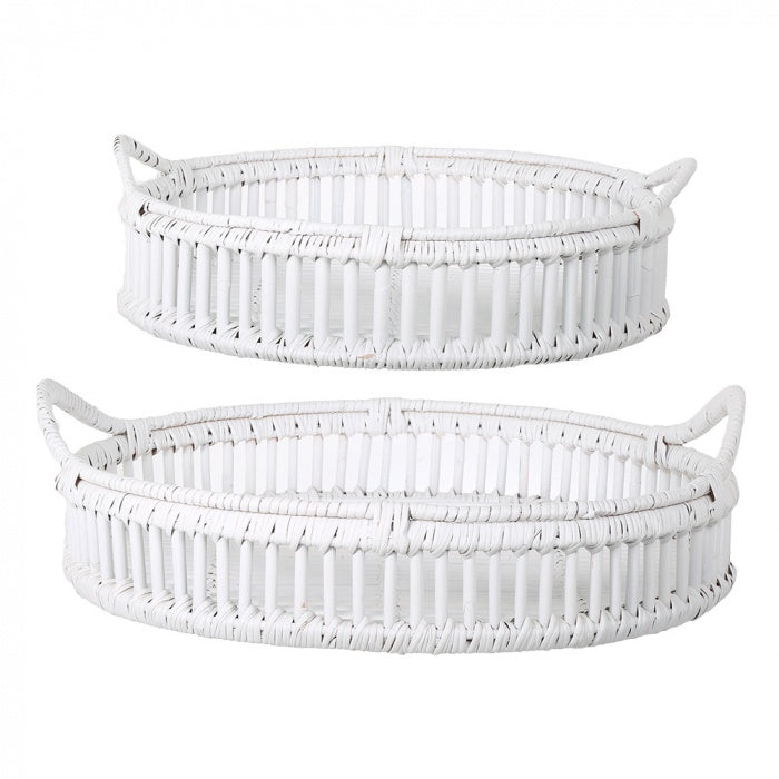 Bahamas Trays Set/2 White