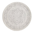 Parker Silver Round Rug