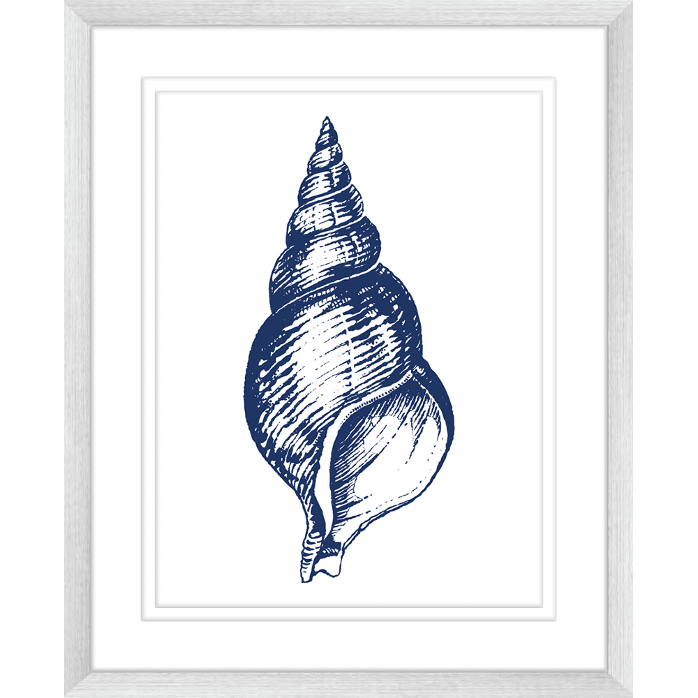 Navy Shell Print 3