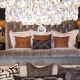 Dot Polar Black Lumber Cushion