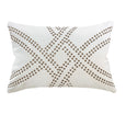 Dot Polar White Lumber Cushion