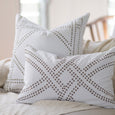Dot Polar White Lumber Cushion