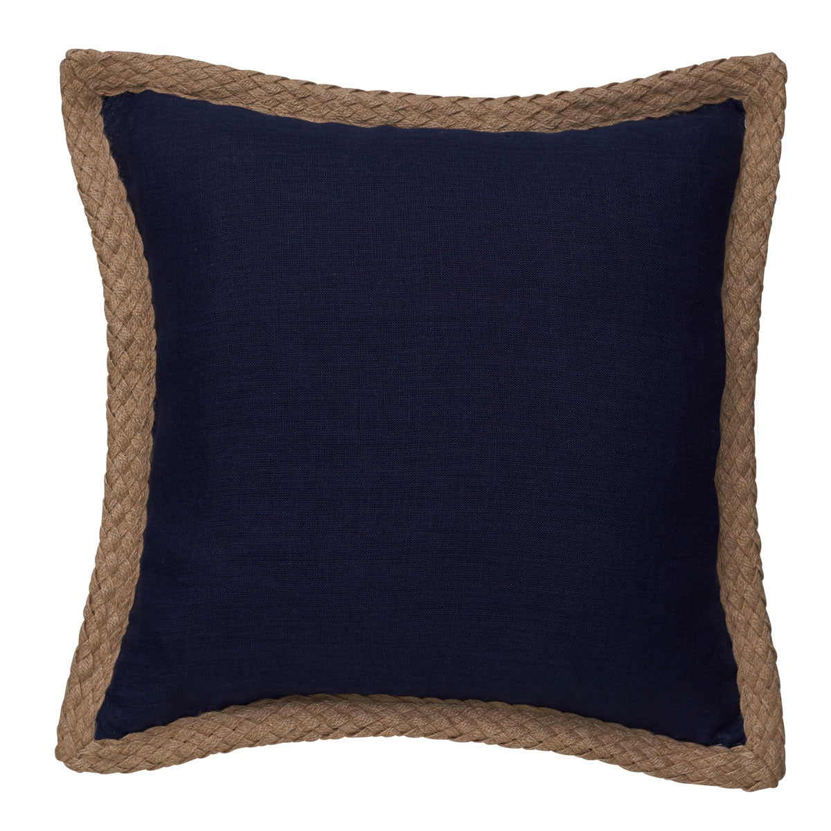 Jute Linen Navy Cushion