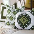 Inner Ikat Emerald Cushion 55cm