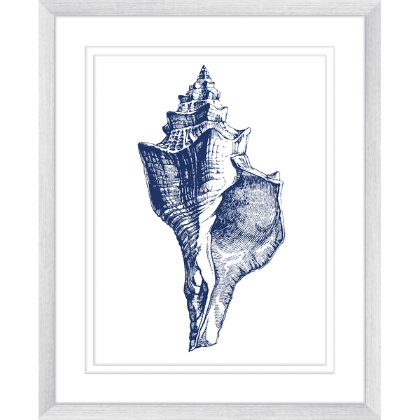 Navy Shell Print 1