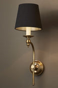 Soho Curved Sconce Antique Brass