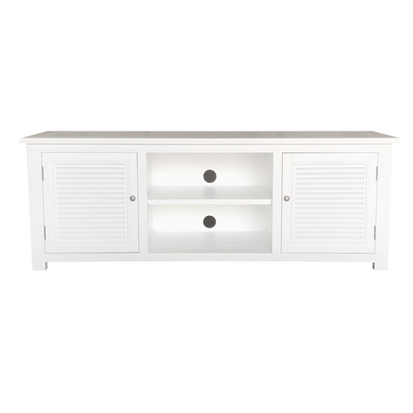 Charlie Entertainment Unit White 165cm