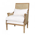 Hicks Caned Armchair White