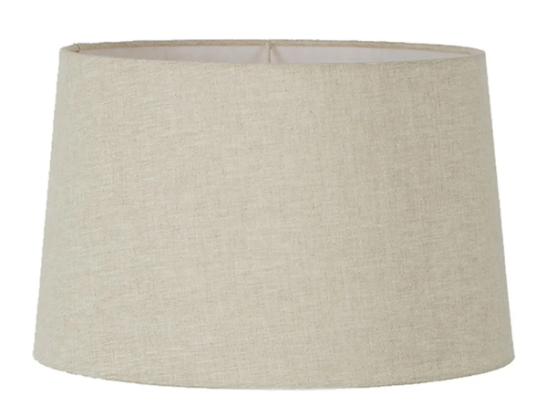 Linen Drum Shade Light Natural