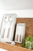 Rattan Cheese Set