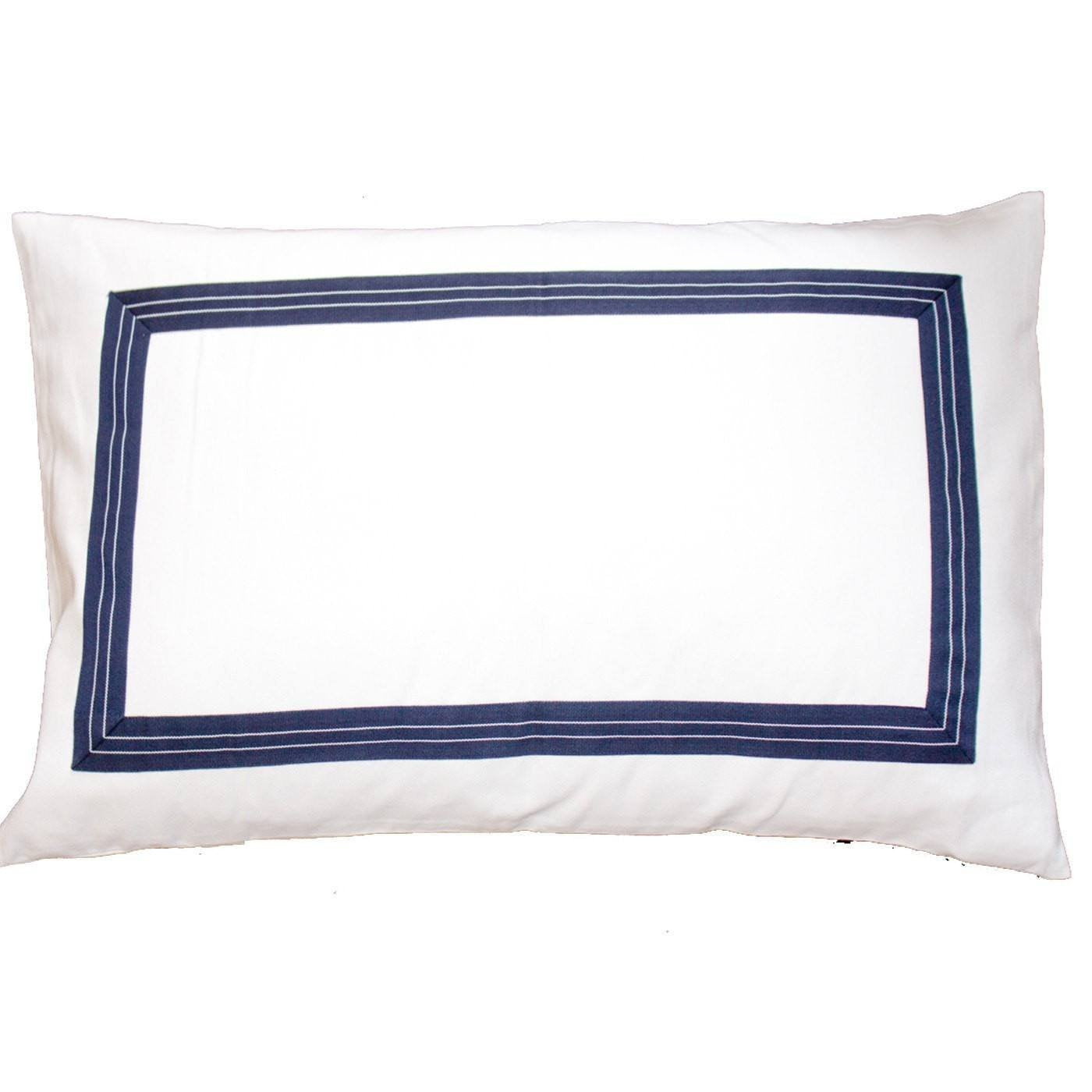 Denim Braid Navy Sham