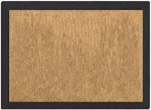 Black Border Doormat X-Large