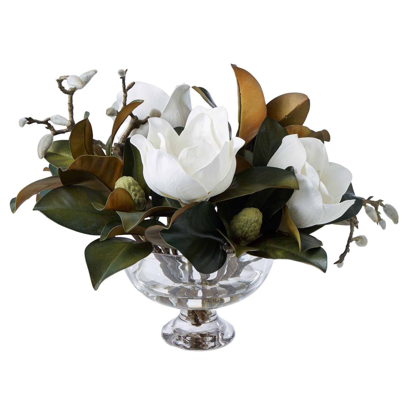 Magnolia Grandiflora in Dahlia Bowl