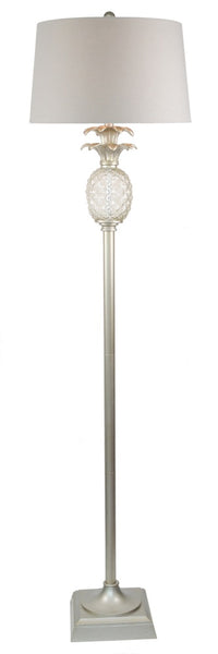 Mia Floor Lamp Antique Silver