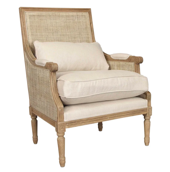 Hicks Caned Armchair Natural